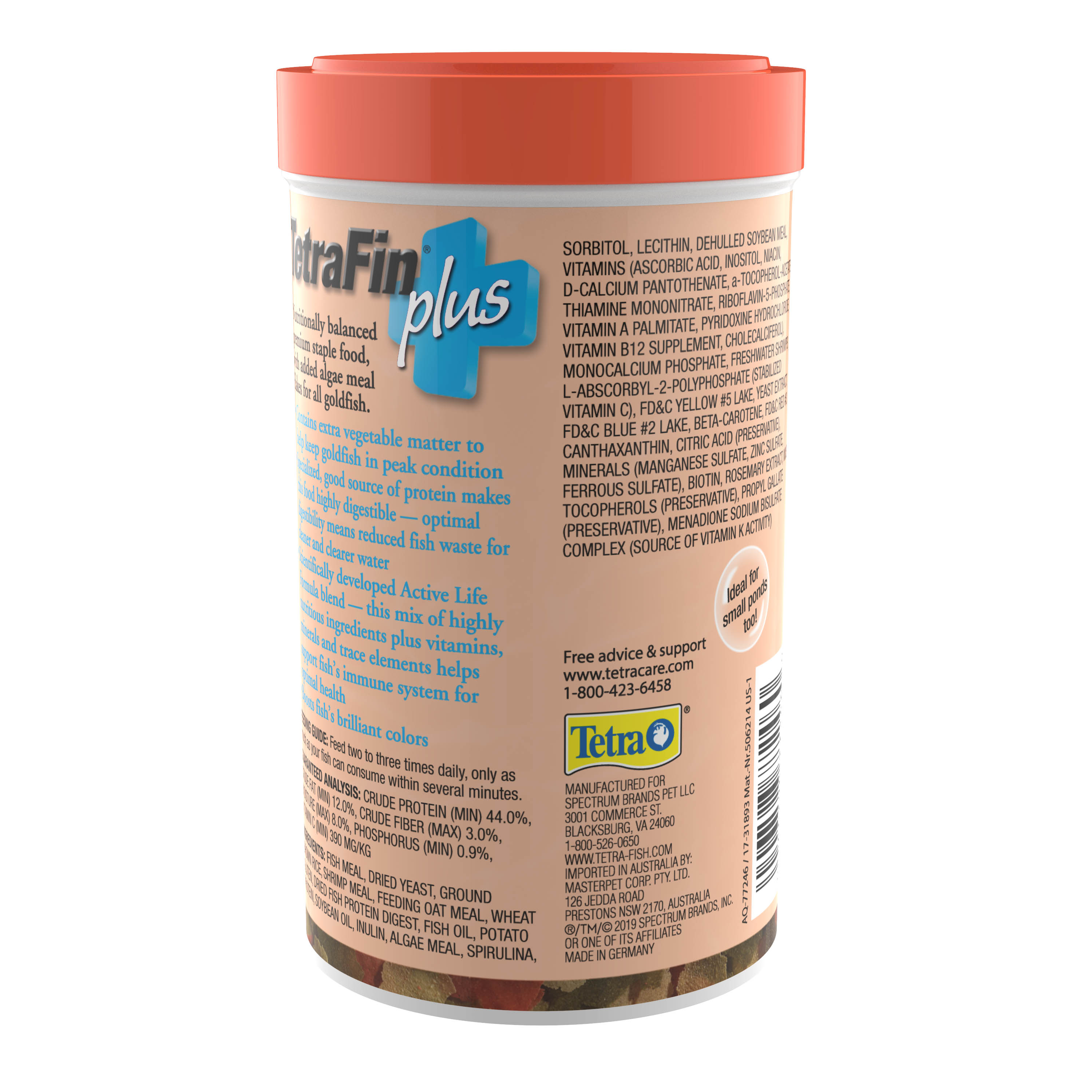 Tetrafin plus cheap goldfish flakes